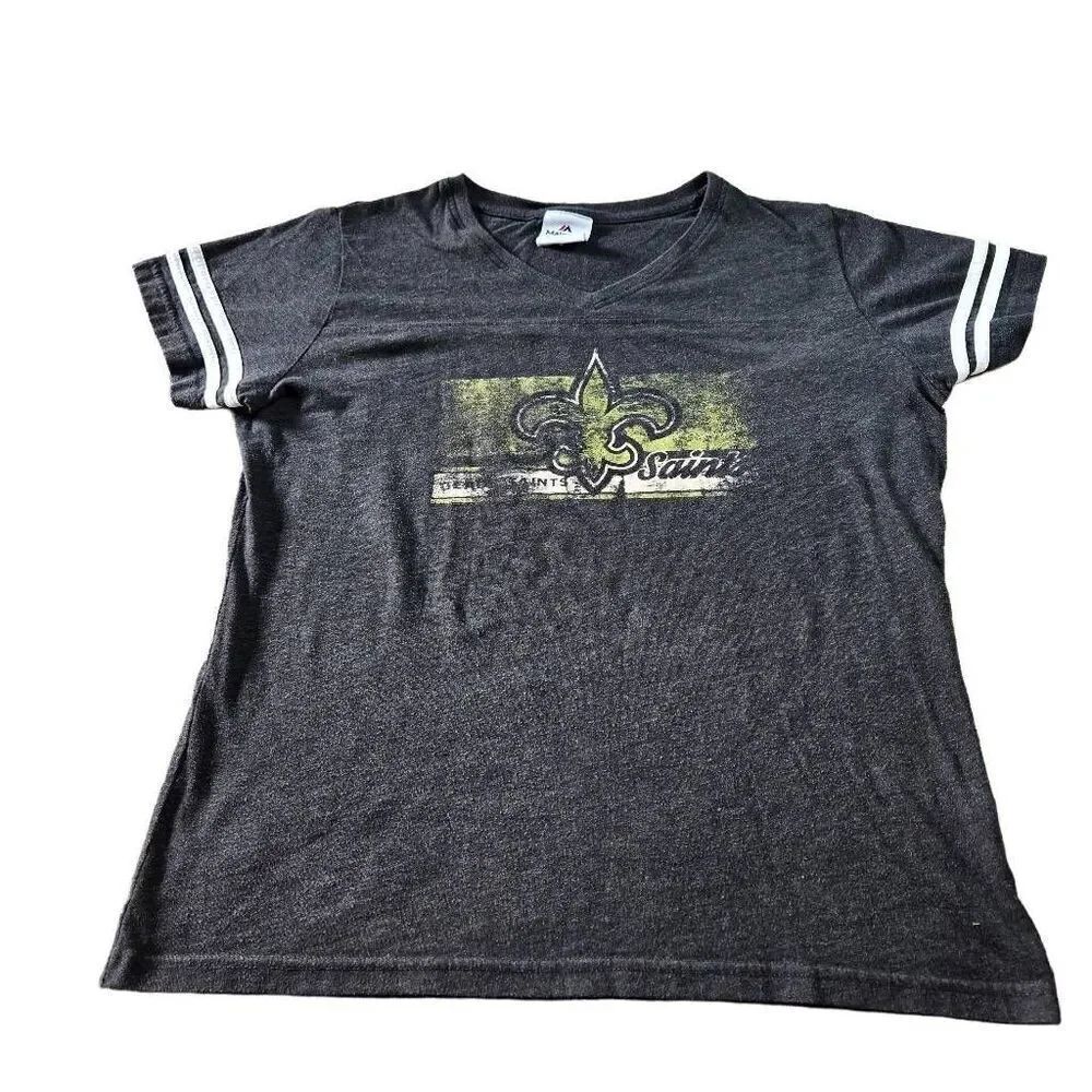 Majestic Fan Fashion New Orleans Saints Woman shirt L Jr